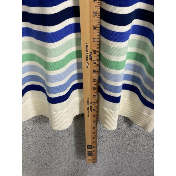 Talbots Plus Cardigan Sweater Women’s 1x Petite Coastal Nautical Old Money - Picture 12 of 13